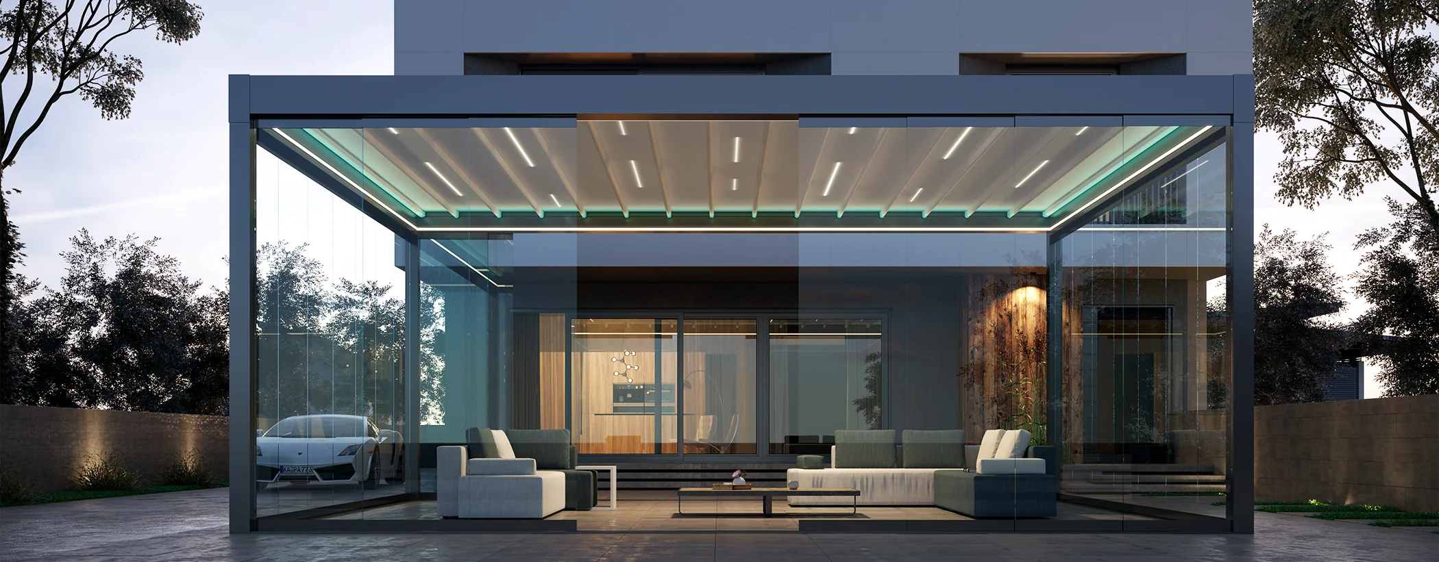 Pergola Quattro – Terrassenüberdachung